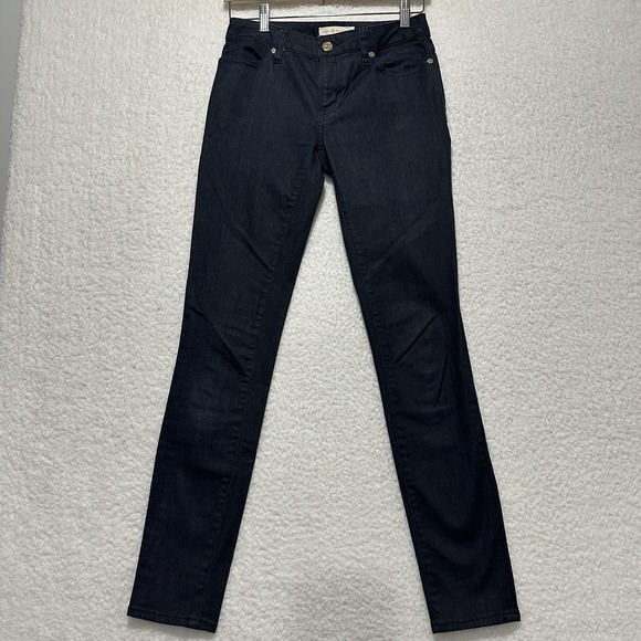 Tory  Burch Women's Blue Dark WashLegging Jeans Size 26 - Picture 1 of 16